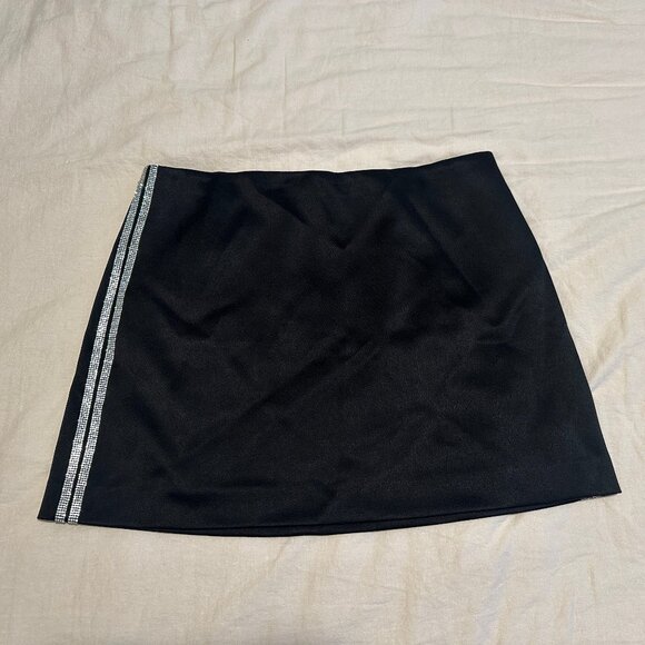 Alice + Olivia Elana Skirt with Crystal Trim - Picture 1 of 8